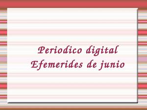 Efemerides de junio José Antonio Páez