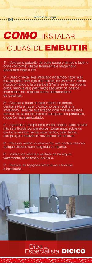 Como instalar cubas de embutir?