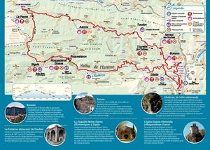 Les Alpes-Maritimes à Vélo - 2014 - carte touristique n°4