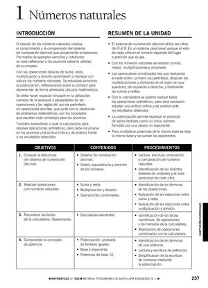 material para 1ºeso