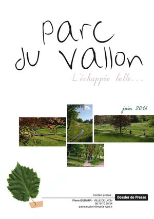 Parc du Vallon, l'échappée belle - Dossier de Presse juin 2014