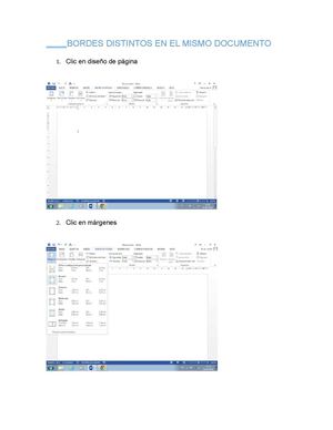 BORDES DE PÁGINAS DISTINTOS EN EL MISMO DOCUMENTO