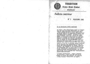 Tradition n°3 (1982)