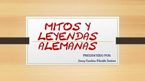 Mitos y Leyendas de Alemania