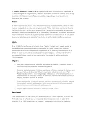 ARCHIVO GENERAL DE LA NACION