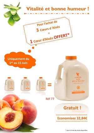 Promotion Coeur d'Aloès