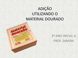 Trabalhando com Material Dourado