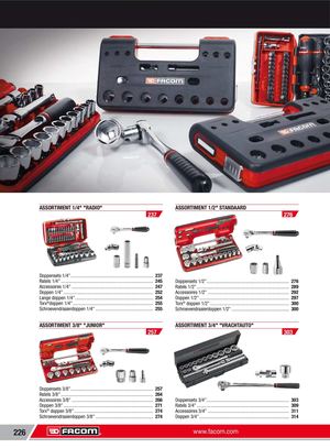 De Smet Facom Ratels, doppen en accessoires