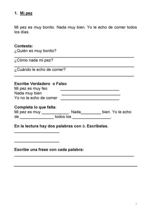 Lecturas para Primer grado de Primaria