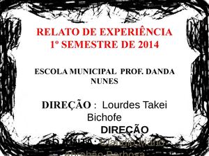 Portfólio 1o semestre 2014