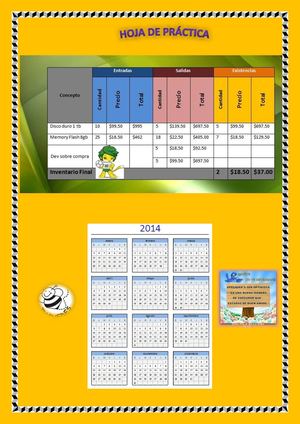 PRACTICA DE TABLAS EN WORD 2010