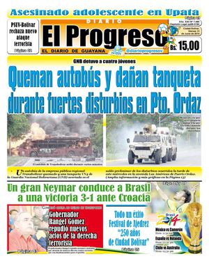 DIARIO EL PROGRESO EDICIÓN DIGITAL 13-06-2014