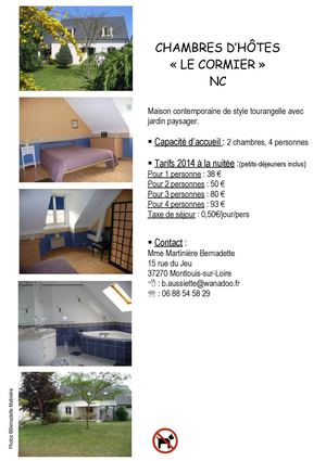 Chambres d'hôtes - Montlouis-sur-Loire