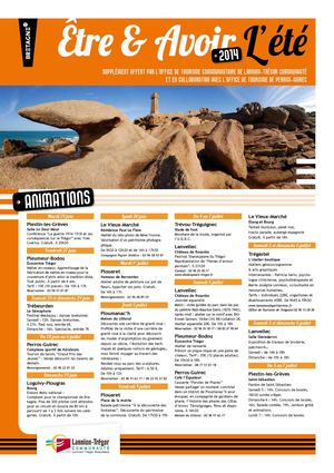 Calendrier des animations de l'été - Être et Avoir l'été