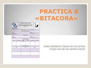 practica 8 bitacora