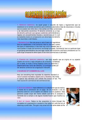 Glosario de Legislacion