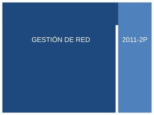 gestion de redes