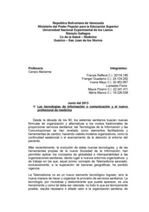 Informe de Informatica (Seccion 13)