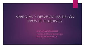 VENTAJAS Y DESVENTAJAS