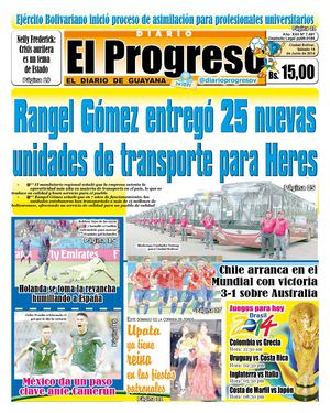 DIARIO EL PROGRESO EDICIÓN DIGITAL 14-06-2014