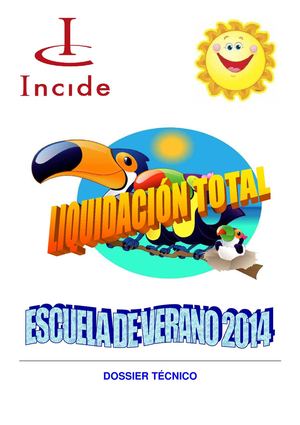 Dossier Escuela de Verano