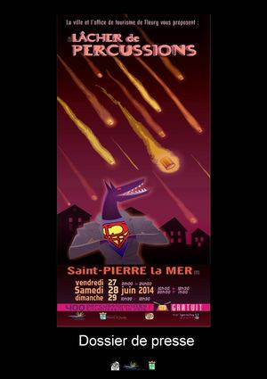Lâcher de Percussions - édition 2014 - dossier de presse