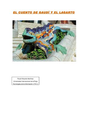 el cuento de gaudí y el lagarto