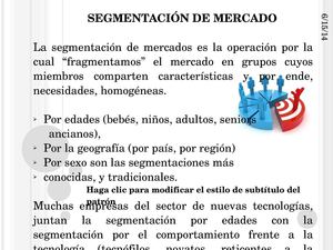  SEGMENTACIÓN DE MERCADOS Y COMPORTAMIENTO DEL CONSUMIDOR
