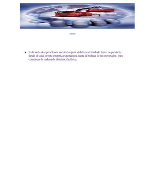 distribución física internacional