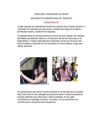 DIIRECCION Y SUPERVISION DE VENTAS documento