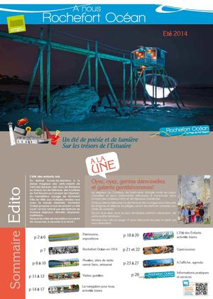 Agenda des manifestations et activités Rochefort Océan Eté 2014