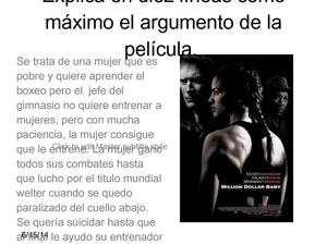 Million dollar baby