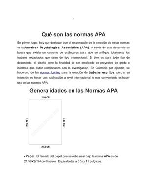 Qué son las normas APA