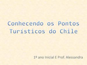 Pontos Turísticos do Chile