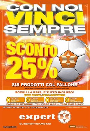 Volantino Expert gruppo Di Lella dal 12/6 al 28/06/2014