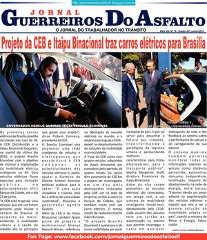 Jornal Guerreiros do Asfalto Junho