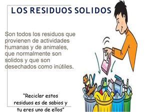 Resultado de imagen para que son residuos solidos