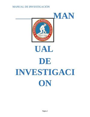 Manual de Investigacion UMG