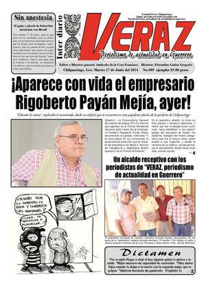 ¡Aparece con vida el empresario Rigoberto Payán Mejía, ayer!