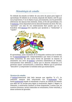 Metodología de estudio