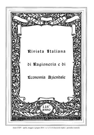 Rivista di Ragioneria 4-5-6 2014 ON LINE