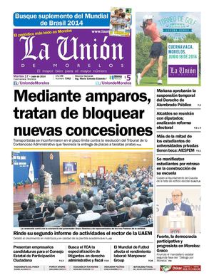 La Unión de Morelos 17 Junio 2014