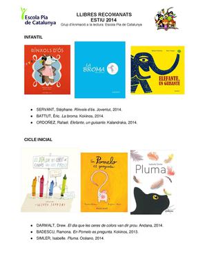 Què llegir aquest estiu?