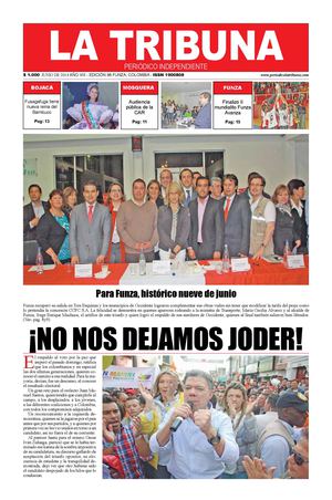 Periódico La Tribuna edición 98