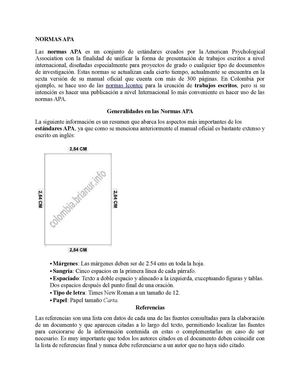 GENERALIDADES DE NORMAS APA