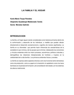 Familia y Hogar 