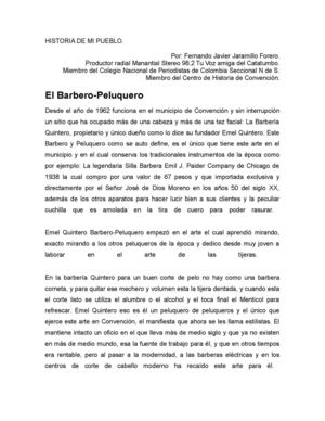 HISTORIA DE MI PUEBLO