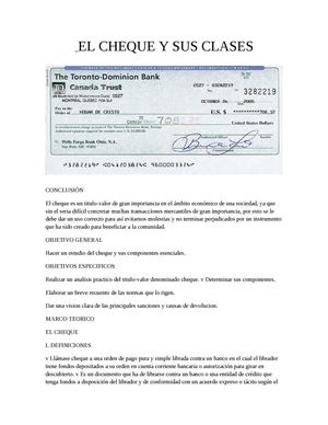 CHEQUE