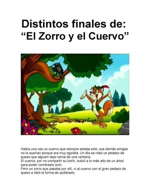 La fábula y sus distintos finales.