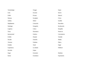 LISTADO DE ORTOGRAFÍA 